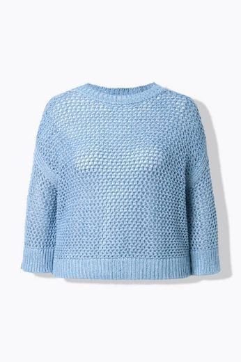 Moda za polnejše Pulover 3/4 rukava plus velikost, xxl, Ulla Popken in Johann Popken (JP1880)