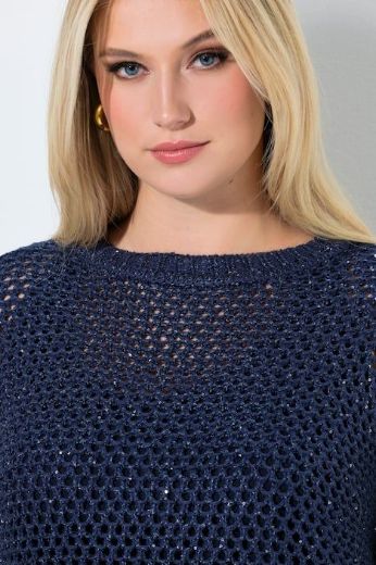 Moda za polnejše Pulover 3/4 rukava plus velikost, xxl, Ulla Popken in Johann Popken (JP1880)