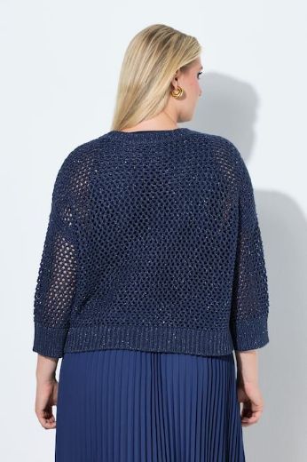 Moda za polnejše Pulover 3/4 rukava plus velikost, xxl, Ulla Popken in Johann Popken (JP1880)