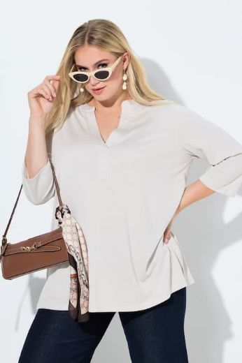 Moda za polnejše Tunika 3/4 rukava A kroja plus velikost, xxl, Ulla Popken in Johann Popken (JP1880)