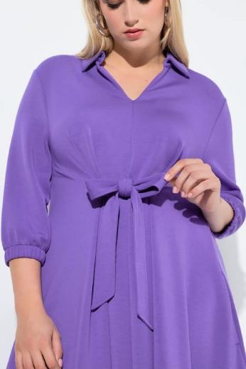 Moda za polnejše Haljina midi 3/4 rukava plus velikost, xxl, Ulla Popken in Johann Popken (JP1880)