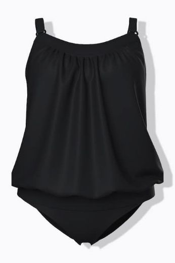 Moda za polnejše Kupaći kostim tankini plus velikost, xxl, Ulla Popken in Johann Popken (JP1880)