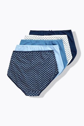 Moda za polnejše Gaćice maxi 5 komada plus velikost, xxl, Ulla Popken in Johann Popken (JP1880)