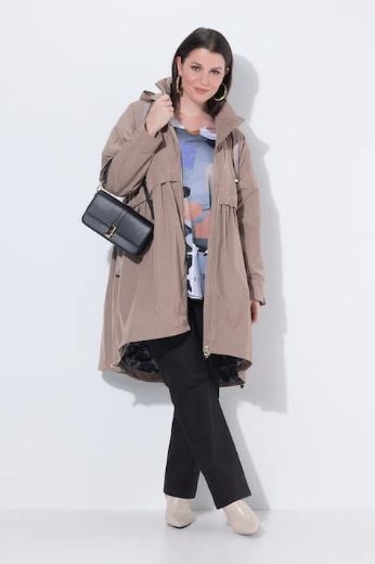 Moda za polnejše Jakna vodoodbojna dužeg A kroja plus velikost, xxl, Ulla Popken in Johann Popken (JP1880)