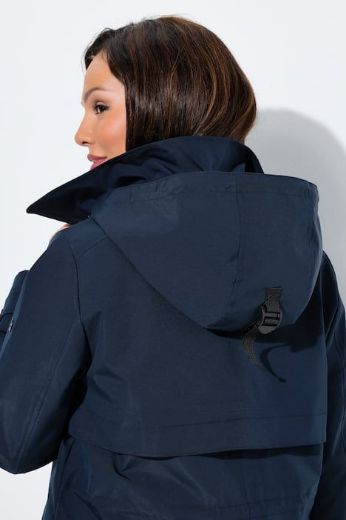 Moda za polnejše Jakna vodootporna s kapuljačom plus velikost, xxl, Ulla Popken in Johann Popken (JP1880)