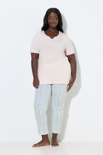 Moda za polnejše Pidžama kratkih rukava i dugih nogavica plus velikost, xxl, Ulla Popken in Johann Popken (JP1880)