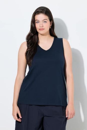 Moda za polnejše Majica bez rukava V ovratnika plus velikost, xxl, Ulla Popken in Johann Popken (JP1880)