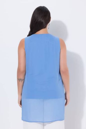 Moda za polnejše Tunika svečana bez rukava s perlama na ovratniku plus velikost, xxl, Ulla Popken in Johann Popken (JP1880)