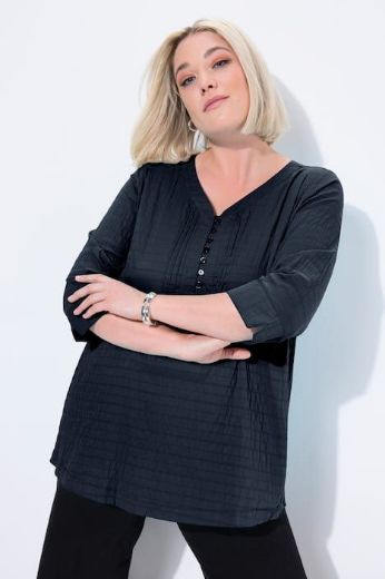 Moda za polnejše Bluza 3/4 rukavi plus velikost, xxl, Ulla Popken in Johann Popken (JP1880)