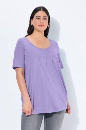 Moda za polnejše Majica s naborima duži model plus velikost, xxl, Ulla Popken in Johann Popken (JP1880)