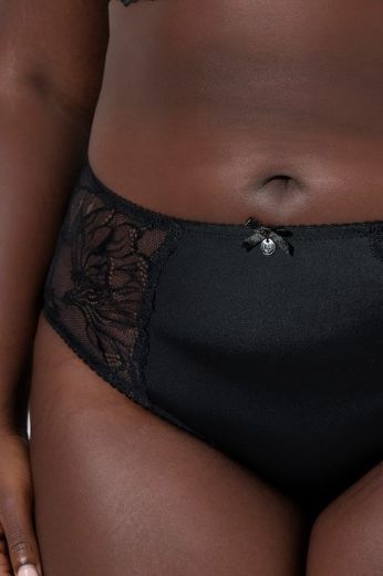 Moda za polnejše Gaćice midi s cvjetnom čipkom plus velikost, xxl, Ulla Popken in Johann Popken (JP1880)