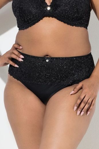 Moda za polnejše Gaćice tange s ukrasnom čipkom plus velikost, xxl, Ulla Popken in Johann Popken (JP1880)