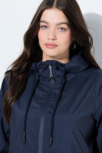 Moda za polnejše Jakna vodootporna s kapuljačom plus velikost, xxl, Ulla Popken in Johann Popken (JP1880)