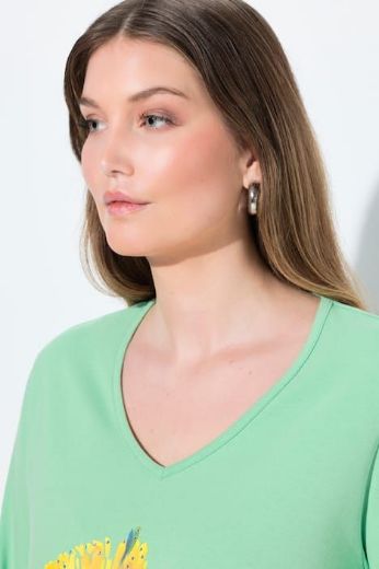 Moda za polnejše Majica 3/4 rukava A kroja plus velikost, xxl, Ulla Popken in Johann Popken (JP1880)