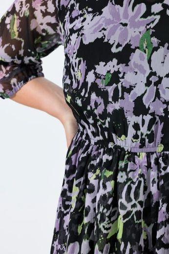 Moda za polnejše Haljina midi 3/4 rukava A kroja plus velikost, xxl, Ulla Popken in Johann Popken (JP1880)