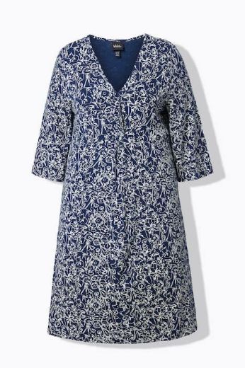 Moda za polnejše Haljina midi 3/4 rukava plus velikost, xxl, Ulla Popken in Johann Popken (JP1880)