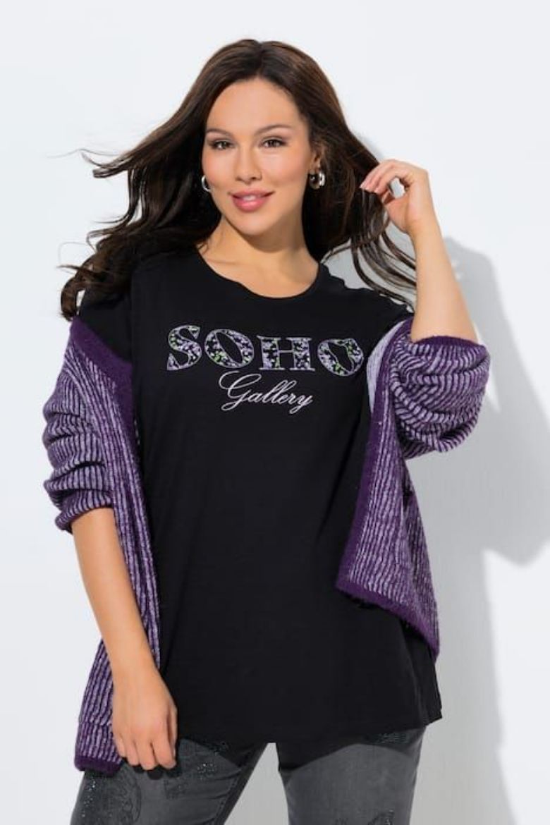 Moda za polnejše Majica kratkih rukava plus velikost, xxl, Ulla Popken in Johann Popken (JP1880)