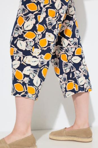 Moda za polnejše Hlače skraćenih širokih nogavica plus velikost, xxl, Ulla Popken in Johann Popken (JP1880)