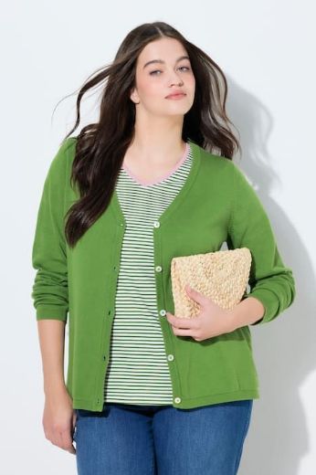 Moda za polnejše Kardigan na kopčanje plus velikost, xxl, Ulla Popken in Johann Popken (JP1880)