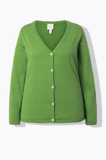 Moda za polnejše Kardigan na kopčanje plus velikost, xxl, Ulla Popken in Johann Popken (JP1880)