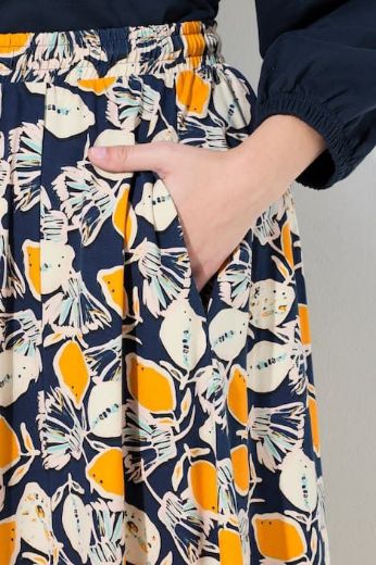 Moda za polnejše Suknja midi elastičnog struka plus velikost, xxl, Ulla Popken in Johann Popken (JP1880)