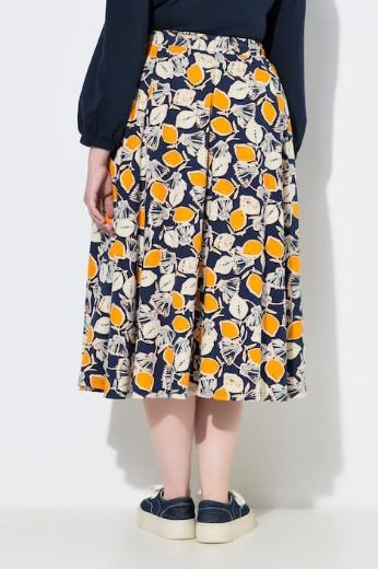 Moda za polnejše Suknja midi elastičnog struka plus velikost, xxl, Ulla Popken in Johann Popken (JP1880)