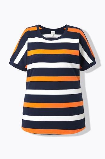 Moda za polnejše Majica kratkih rukava plus velikost, xxl, Ulla Popken in Johann Popken (JP1880)