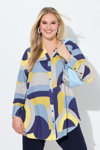 Moda za polnejše Košulja dugih rukava A kroja plus velikost, xxl, Ulla Popken in Johann Popken (JP1880)