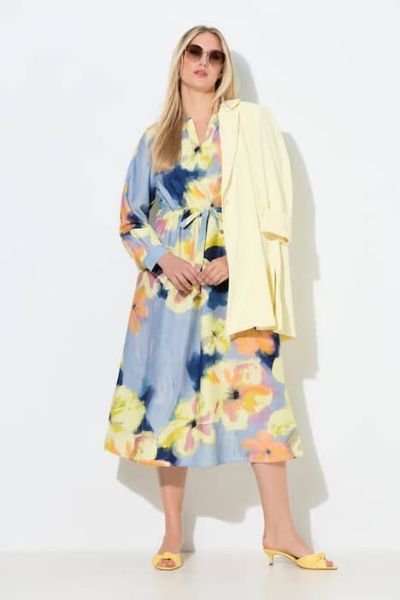 Slika Haljina maxi dugih rukava A kroja