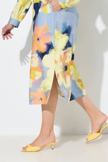 Moda za polnejše Haljina maxi dugih rukava A kroja plus velikost, xxl, Ulla Popken in Johann Popken (JP1880)