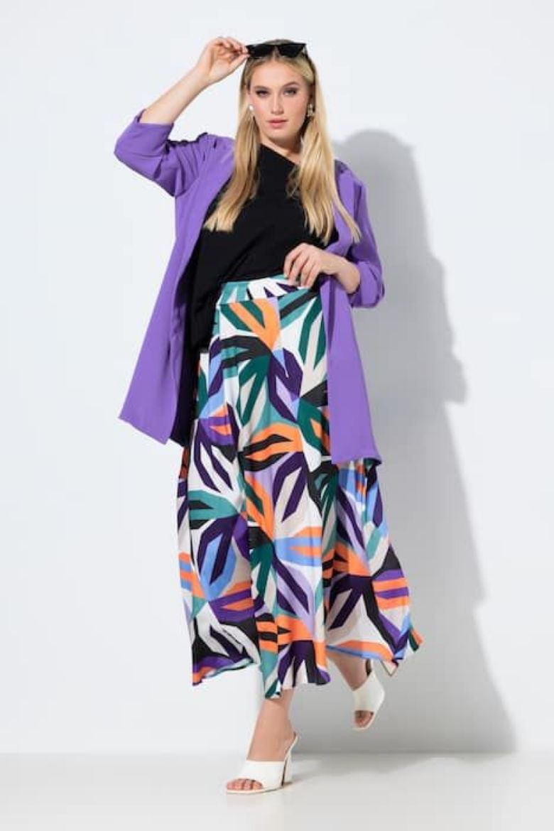 Moda za polnejše Suknja maxi A kroja plus velikost, xxl, Ulla Popken in Johann Popken (JP1880)