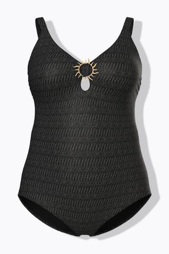 Moda za polnejše Kupaći kostim jednodijelni plus velikost, xxl, Ulla Popken in Johann Popken (JP1880)