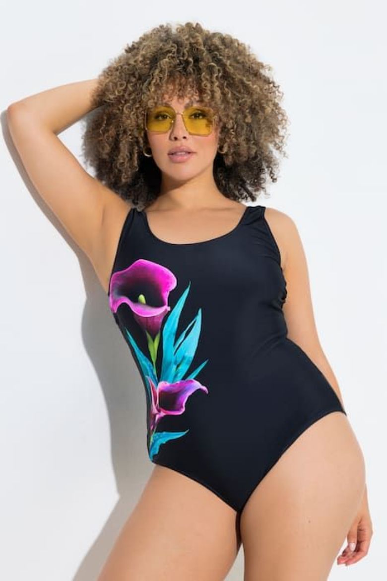 Moda za polnejše Kupaći kostim jednodijelni plus velikost, xxl, Ulla Popken in Johann Popken (JP1880)