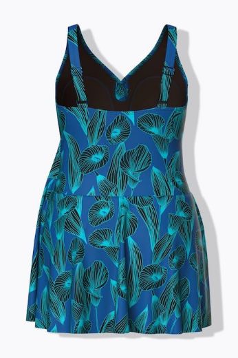 Moda za polnejše Kupaći kostim haljina plus velikost, xxl, Ulla Popken in Johann Popken (JP1880)