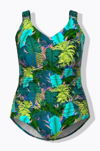 Moda za polnejše Kupaći kostim jednodijelni plus velikost, xxl, Ulla Popken in Johann Popken (JP1880)