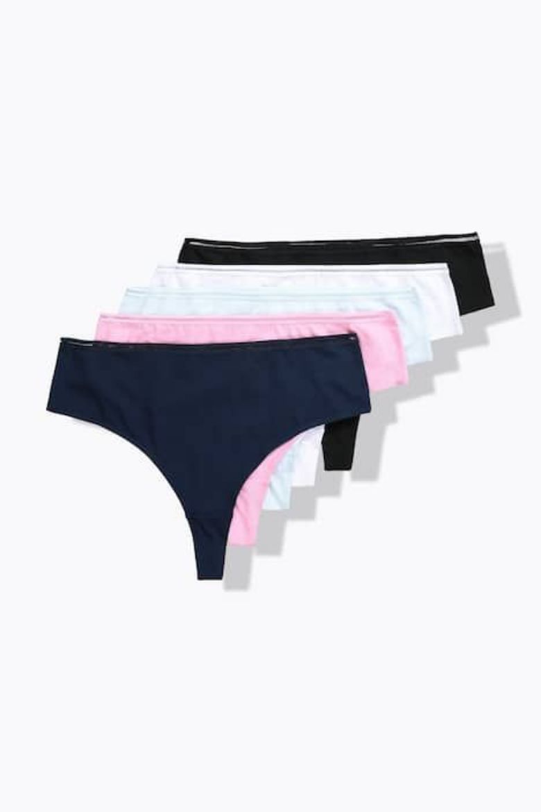 Moda za polnejše Gaćice tange 5 komada plus velikost, xxl, Ulla Popken in Johann Popken (JP1880)