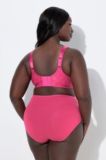 Moda za polnejše Grudnjak Jaquard plus velikost, xxl, Ulla Popken in Johann Popken (JP1880)