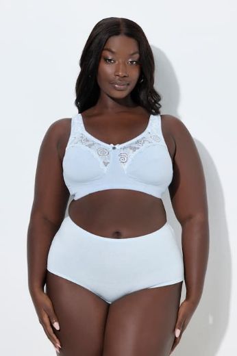 Moda za polnejše Grudnjak sa širim naramenicama s dodatkom ukrasne čipke plus velikost, xxl, Ulla Popken in Johann Popken (JP1880)