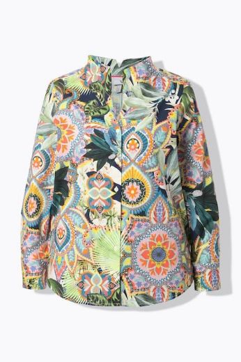 Moda za polnejše Bluza dugih rukava s printom plus velikost, xxl, Ulla Popken in Johann Popken (JP1880)