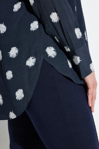 Moda za polnejše Bluza dugih rukava točkastog uzorka plus velikost, xxl, Ulla Popken in Johann Popken (JP1880)