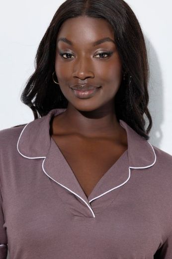 Moda za polnejše Spavaćica kratkih rukava plus velikost, xxl, Ulla Popken in Johann Popken (JP1880)