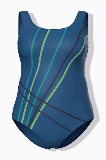 Moda za polnejše Kupaći kostim jednodijelni plus velikost, xxl, Ulla Popken in Johann Popken (JP1880)