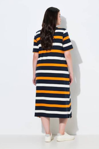 Moda za polnejše Haljina midi kratkih rukava plus velikost, xxl, Ulla Popken in Johann Popken (JP1880)