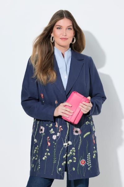 Slika Sako od mješavine lana dužeg kroja