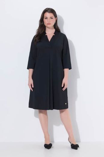 Moda za polnejše Haljina midi 3/4 rukava plus velikost, xxl, Ulla Popken in Johann Popken (JP1880)