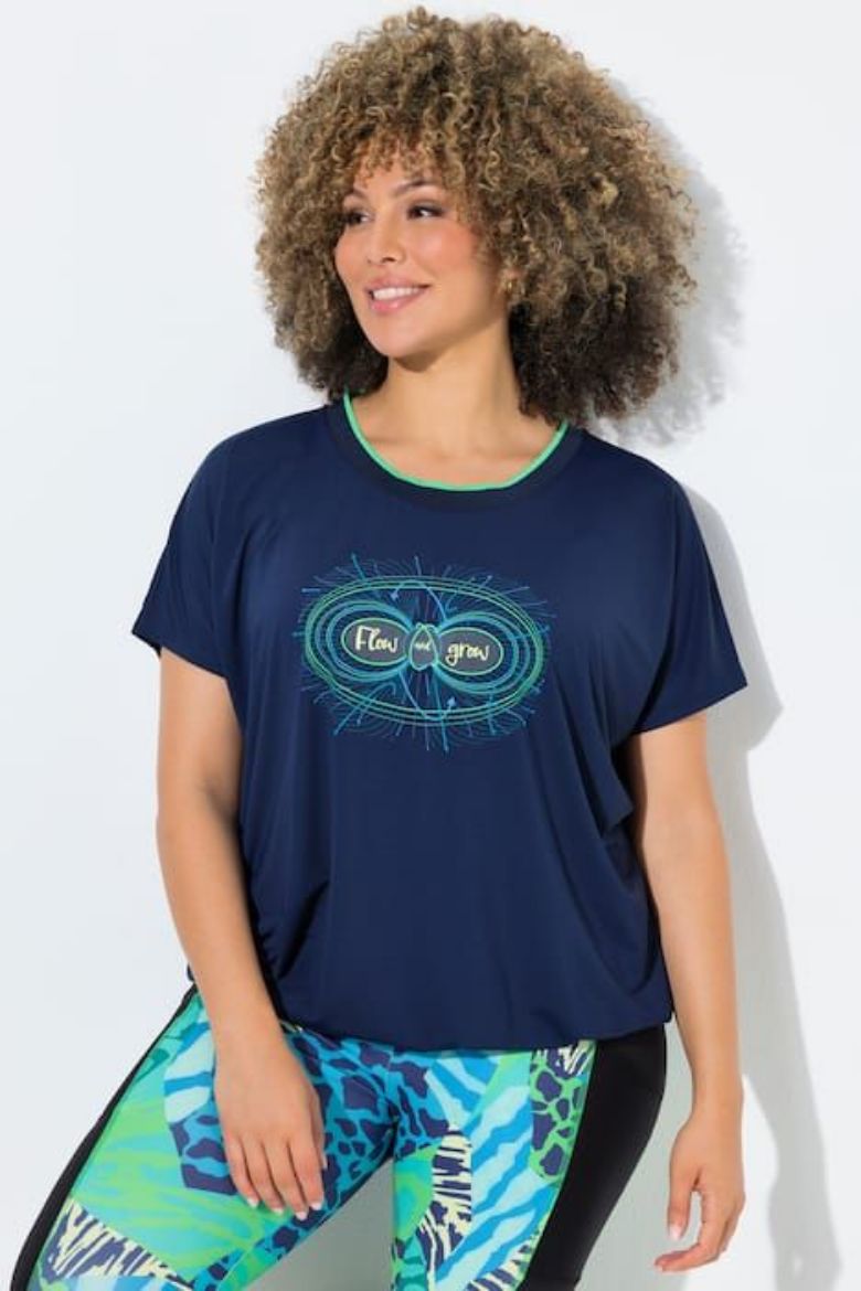 Moda za polnejše Majica kratkih rukava plus velikost, xxl, Ulla Popken in Johann Popken (JP1880)