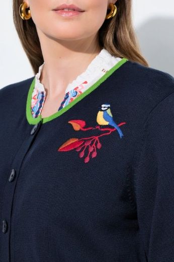 Moda za polnejše Kardigan od mješavine vune na kopčanje plus velikost, xxl, Ulla Popken in Johann Popken (JP1880)