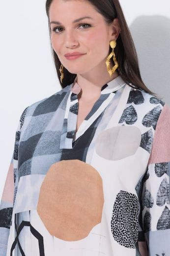 Moda za polnejše Tunika 3/4 rukava plus velikost, xxl, Ulla Popken in Johann Popken (JP1880)