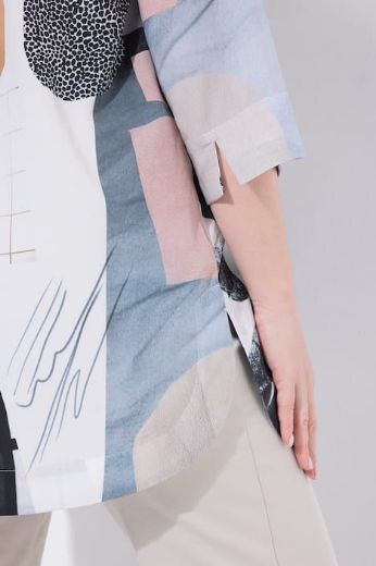 Moda za polnejše Tunika 3/4 rukava plus velikost, xxl, Ulla Popken in Johann Popken (JP1880)