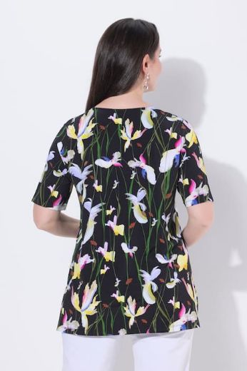 Moda za polnejše Majica kratkih rukava V ovratnika plus velikost, xxl, Ulla Popken in Johann Popken (JP1880)